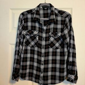 Sanctuary Flannel-feel Boyfriend Shirt